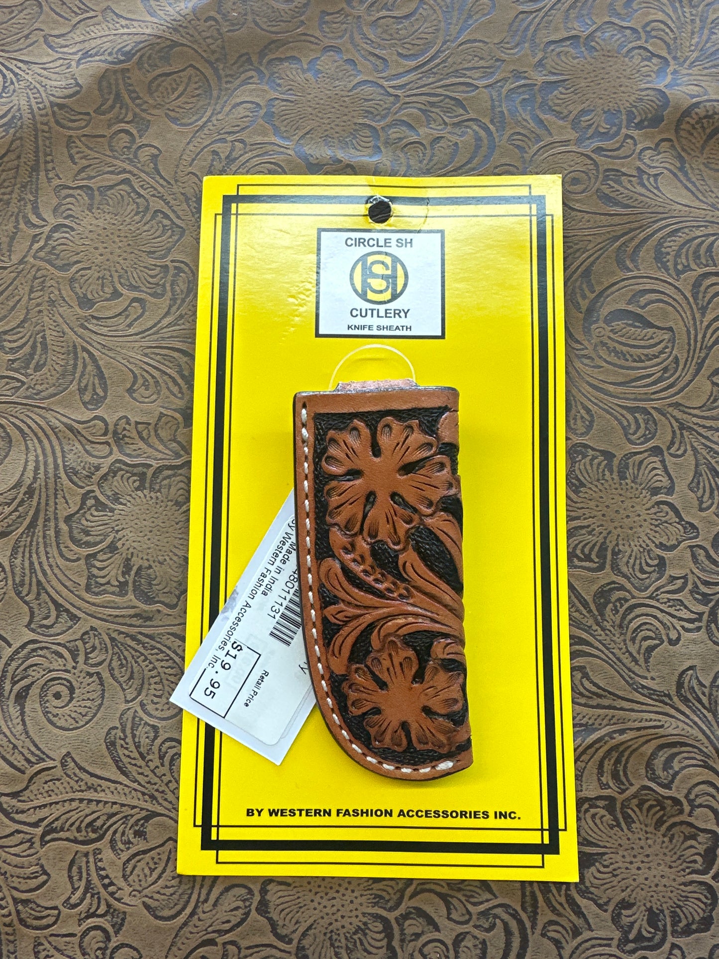 Floral Tooled Sheath