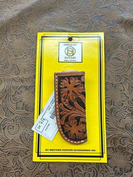 Floral Tooled Sheath