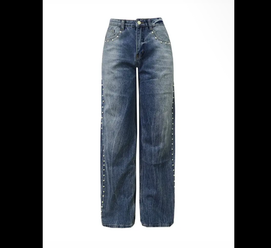 Retro Pearl Wide Leg