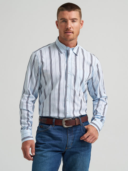 WRANGLER CODY JOHNSON BLUE STRIPED