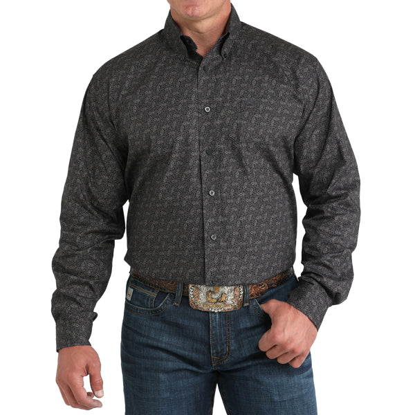 Charcoal Paisley