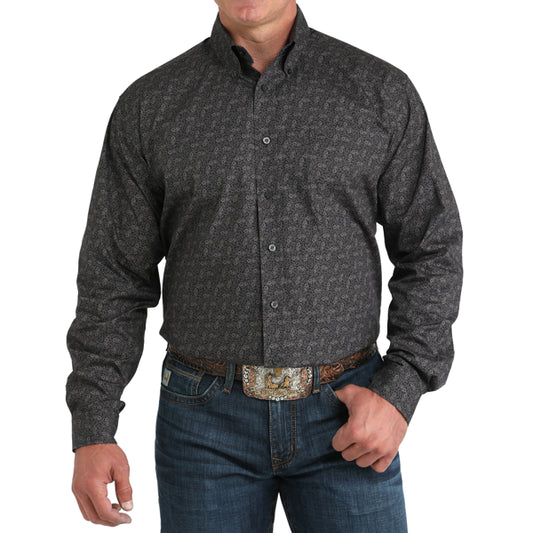 Charcoal Paisley