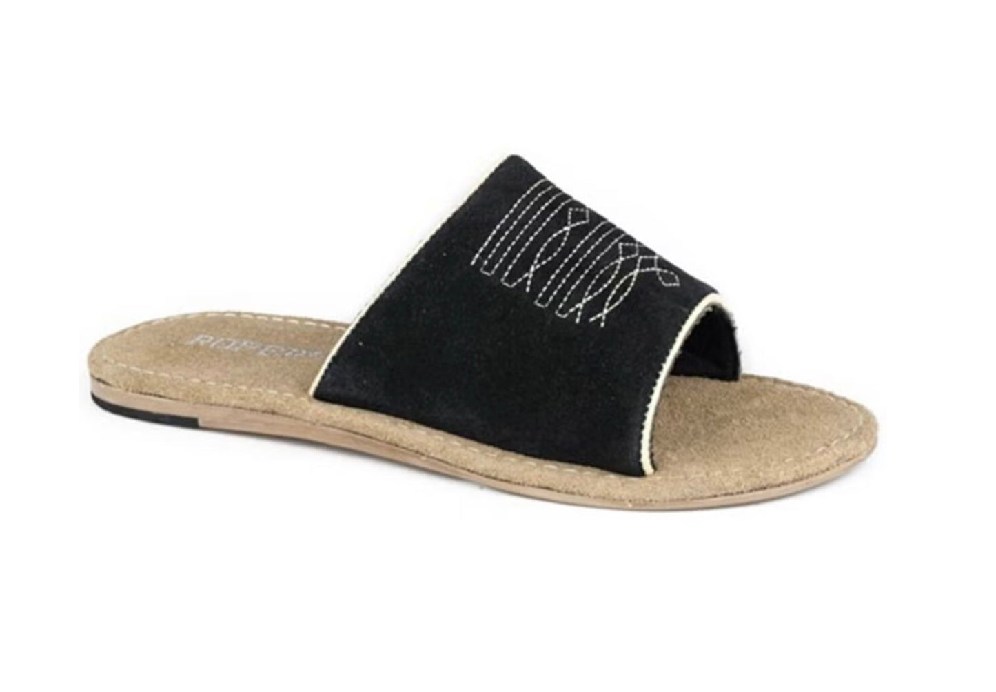 Suede Slides