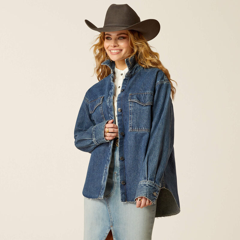 Hesperia Denim Shirt Jacket