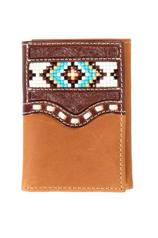 Trifold aztec bead