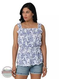 Wrangler retro floral top
