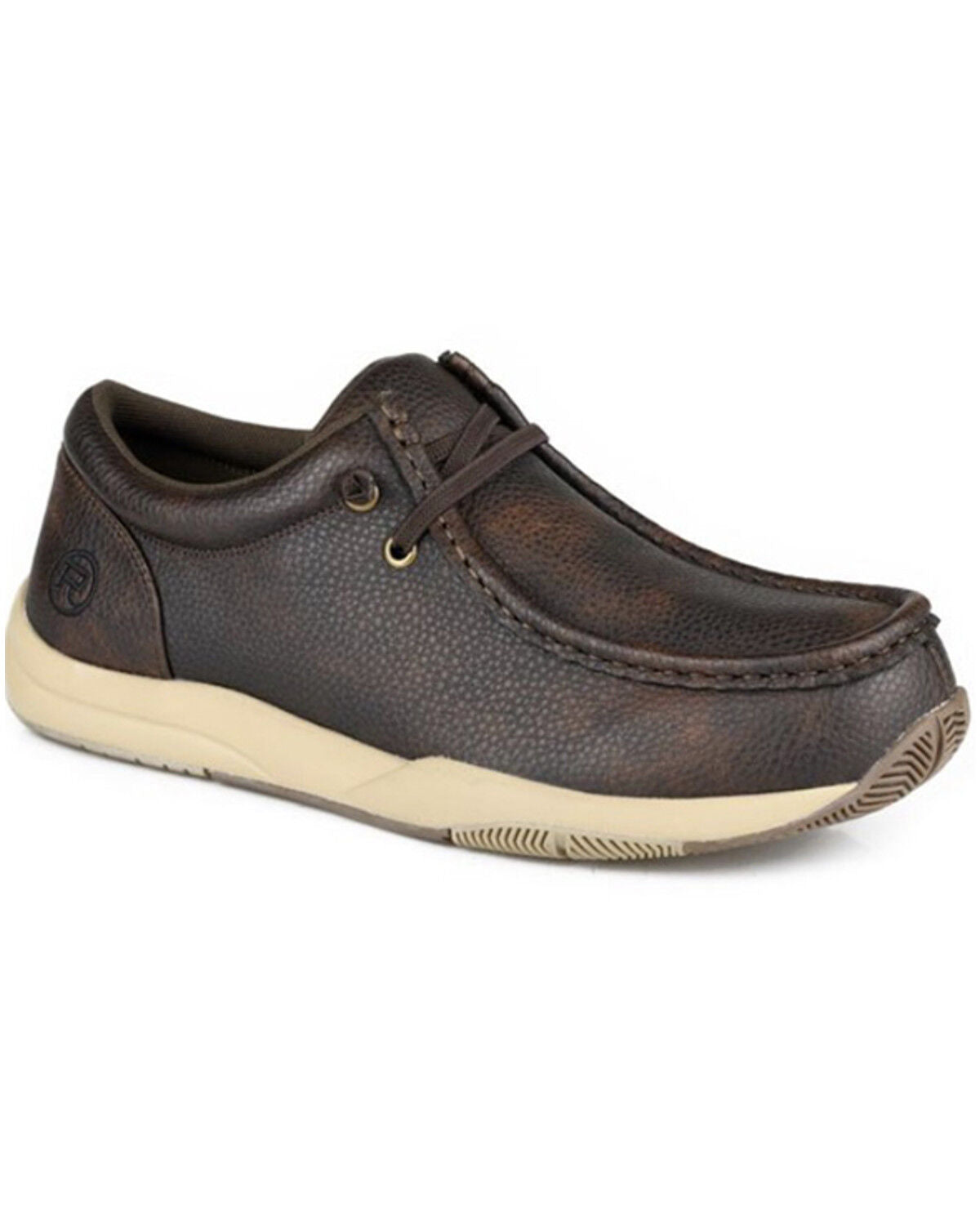 Leather Roper Moc