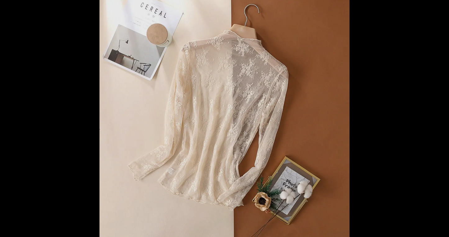 Sheer Lace Top