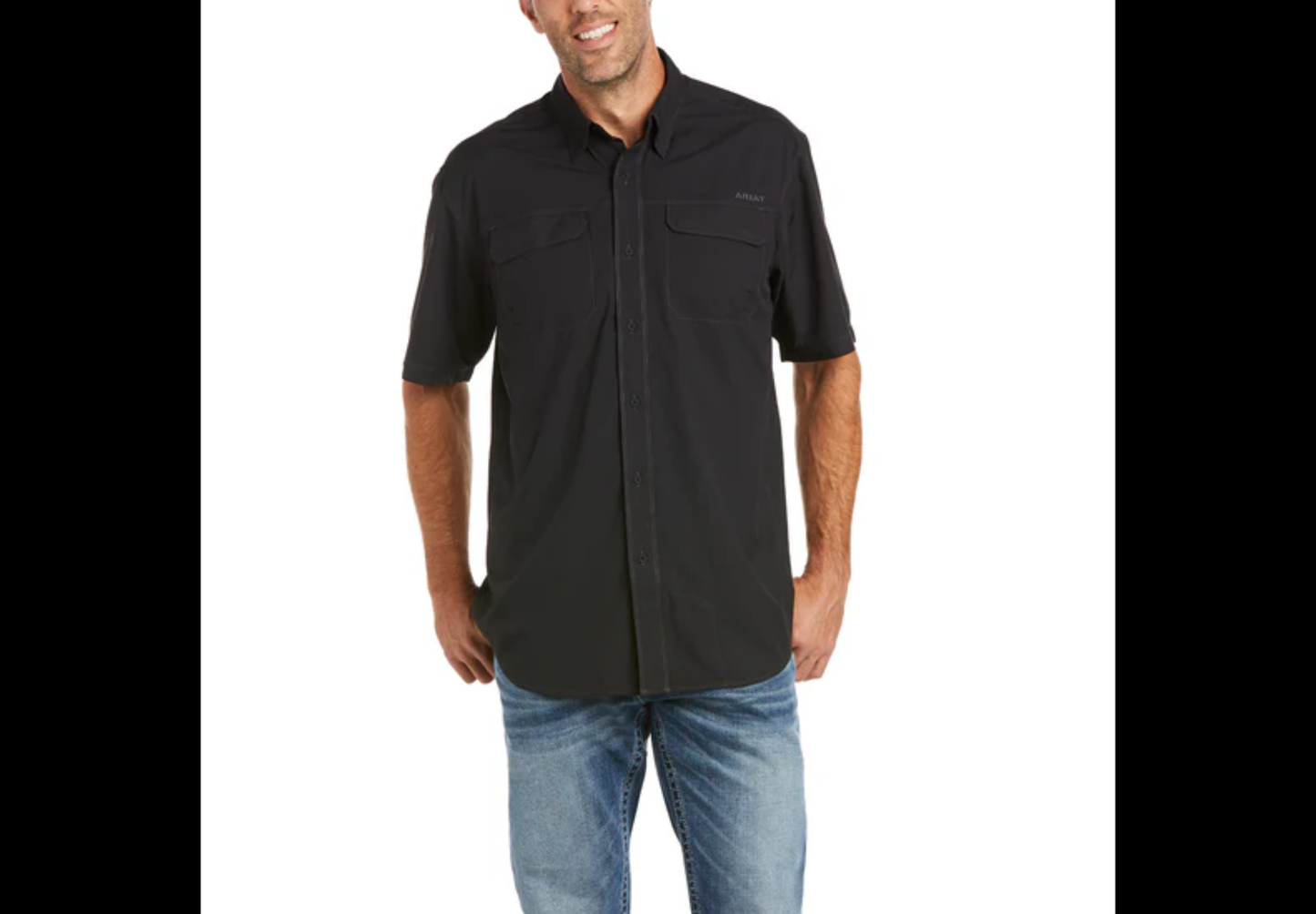 Ariat Mens VentTEK Outbound Classic Fit Shirt Black