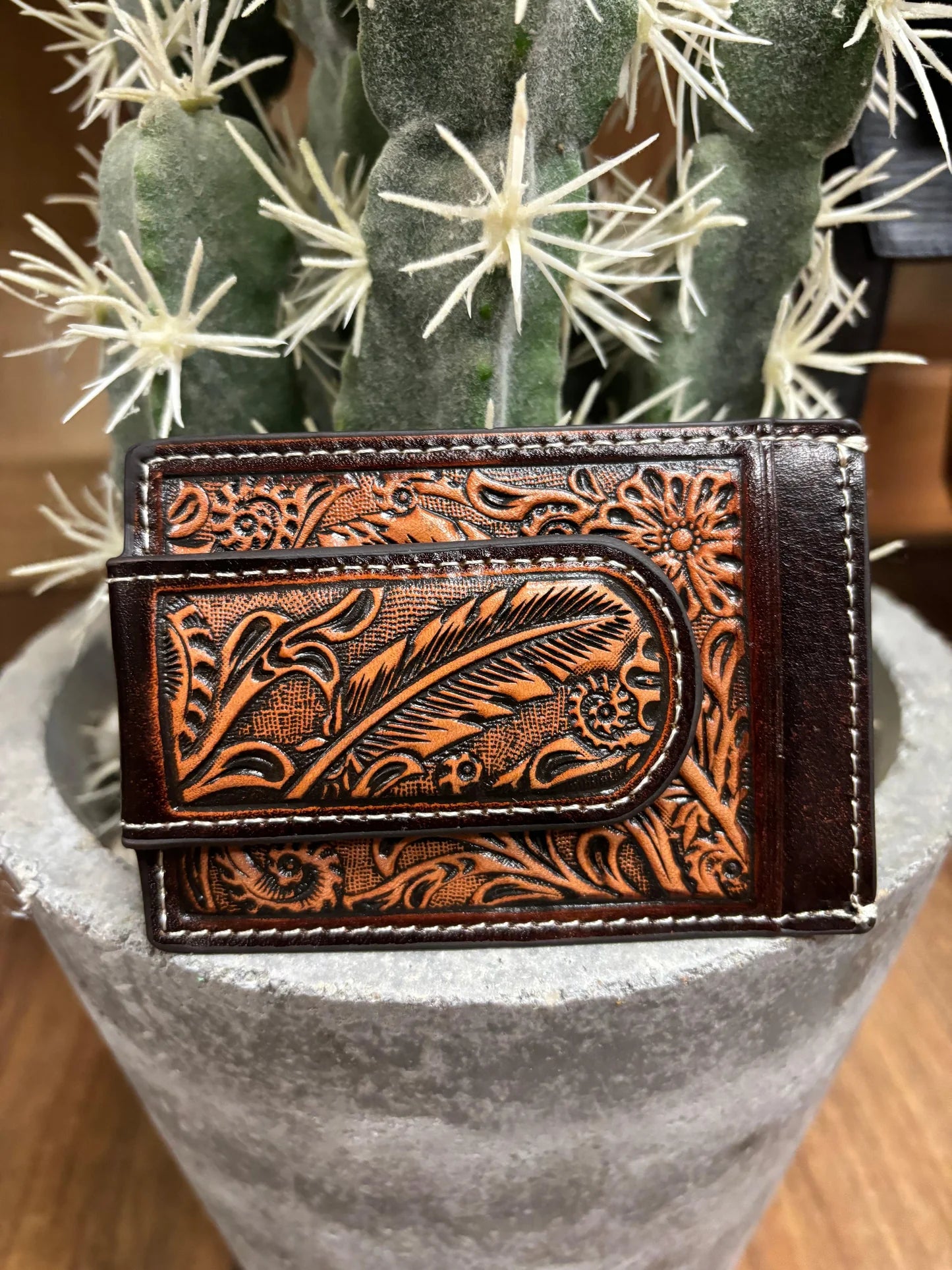 Floral Money clip