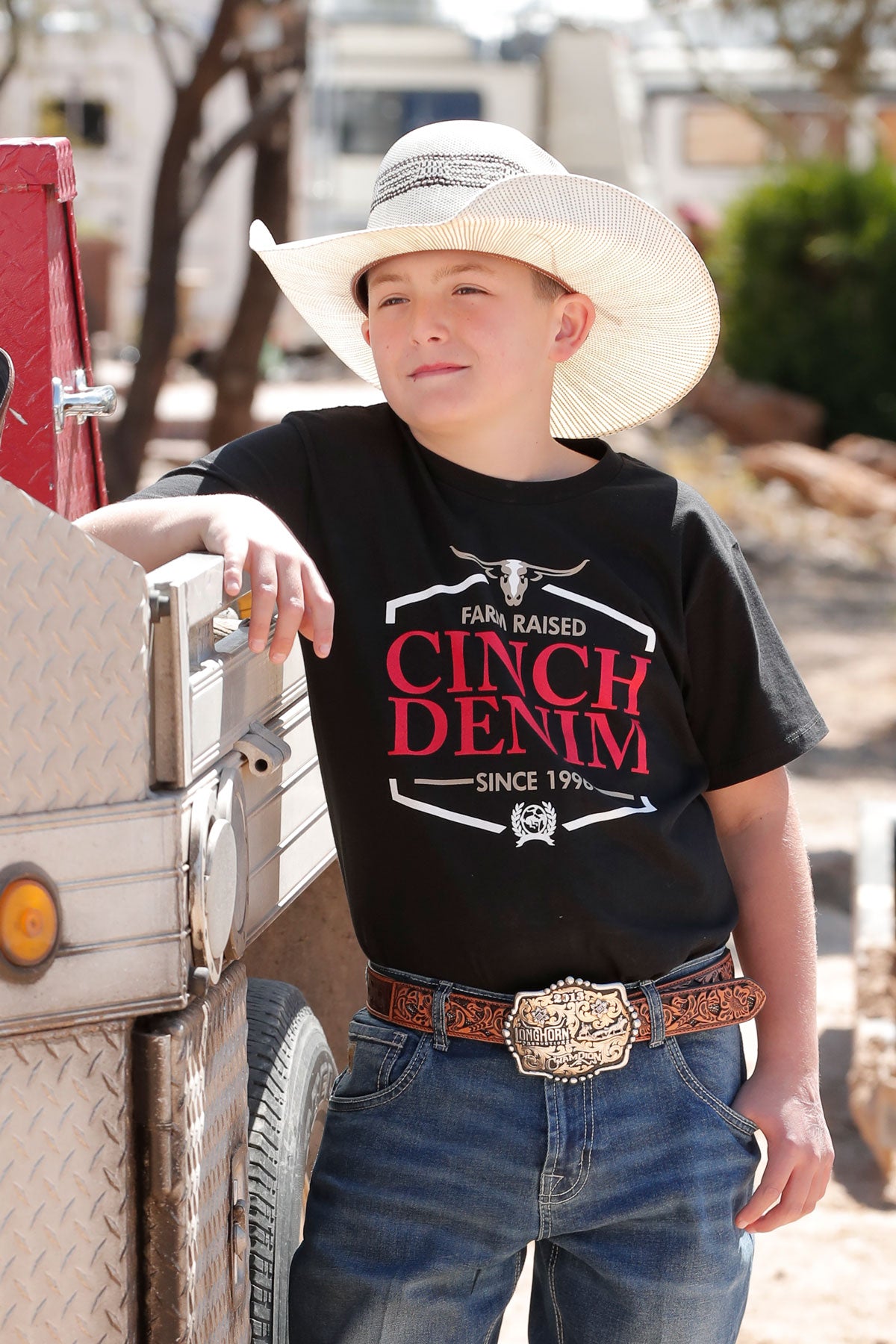 Cinch Logo Black TEE