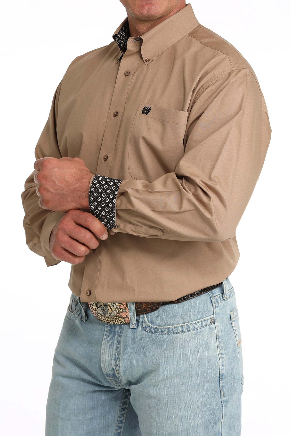 Solid Khaki LS