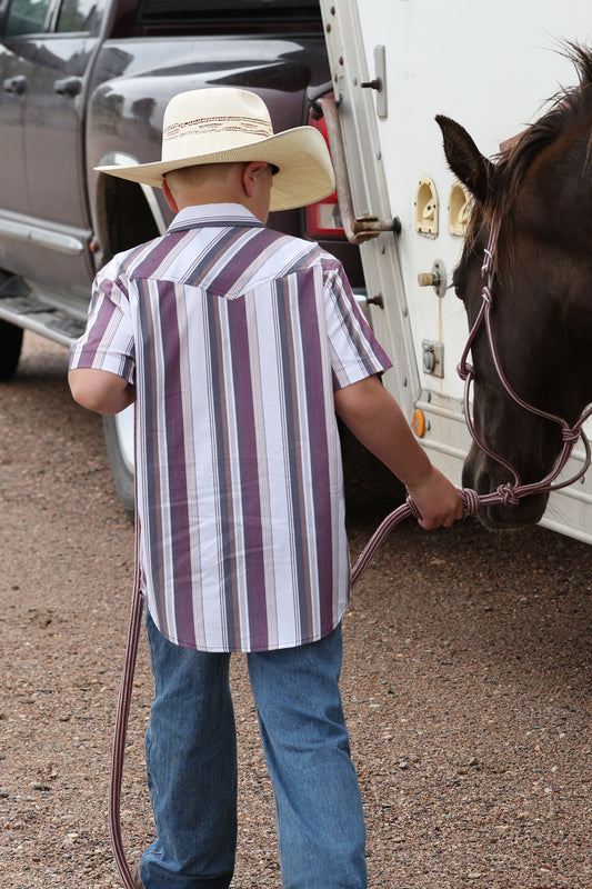 Boys Western Snap