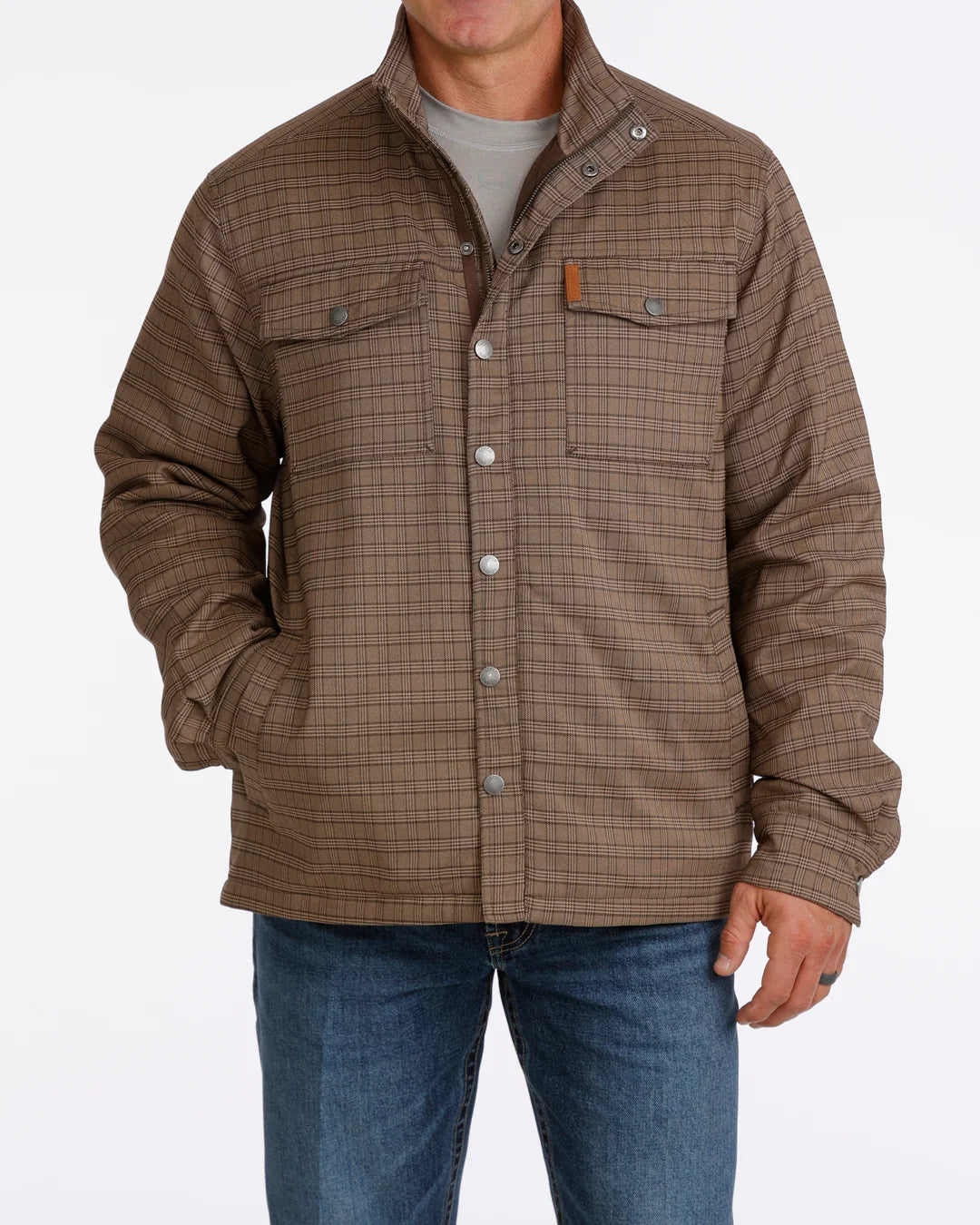 CC Shirt Jacket - Brown Plaid