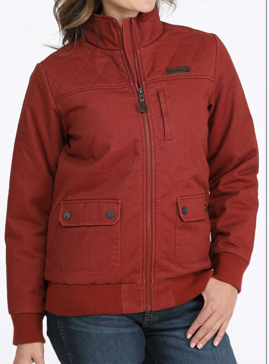 Red Bomber Jacket