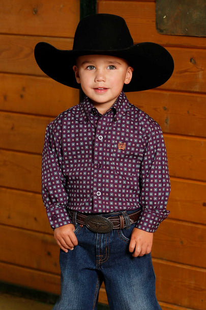 Purple Button Down