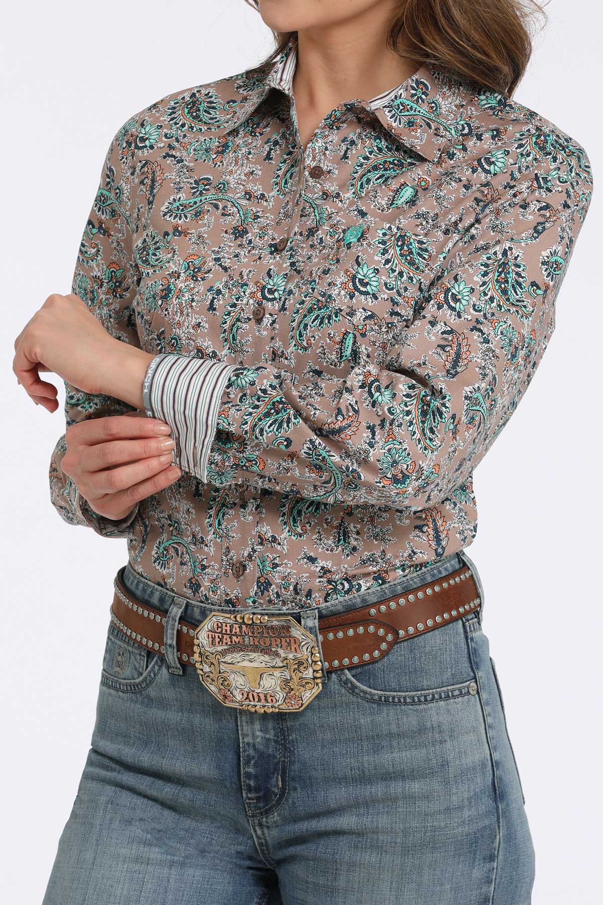 Brown Paisley