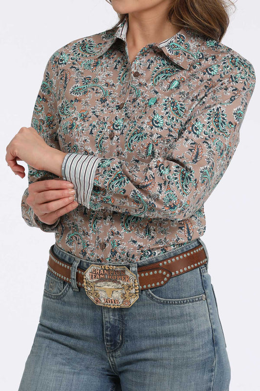 Brown Paisley