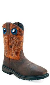 98403 Men's Square Toe Steel Toe Work Boot by Old West