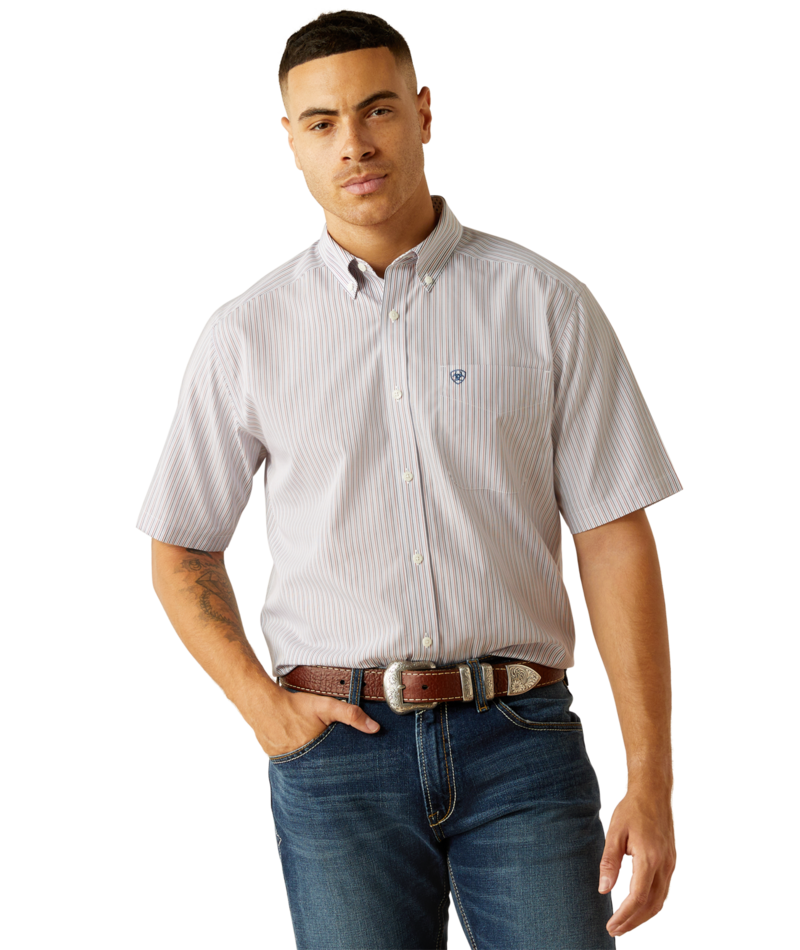 Wrinkle Free Dayton Blue