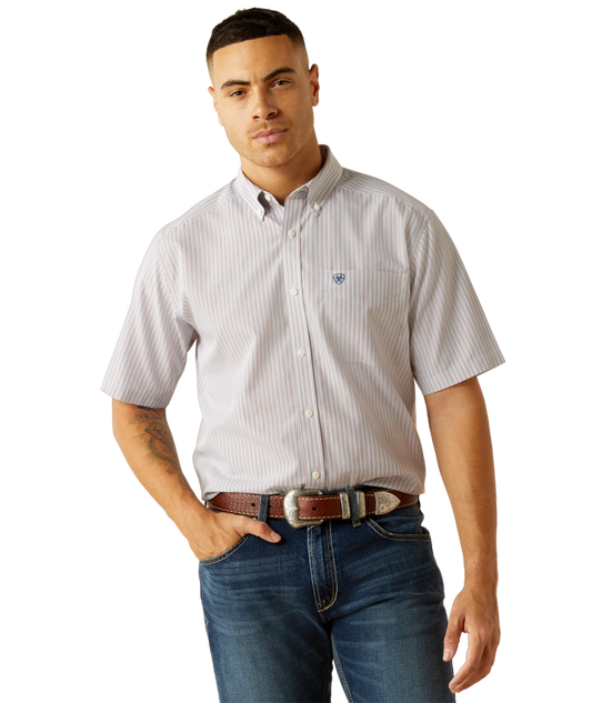 Wrinkle Free Dayton Blue