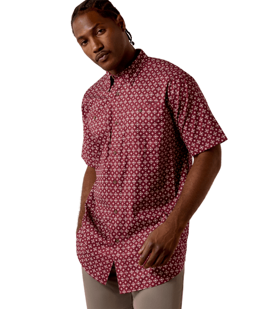 Airflow Classic Fit Shirt MAROON